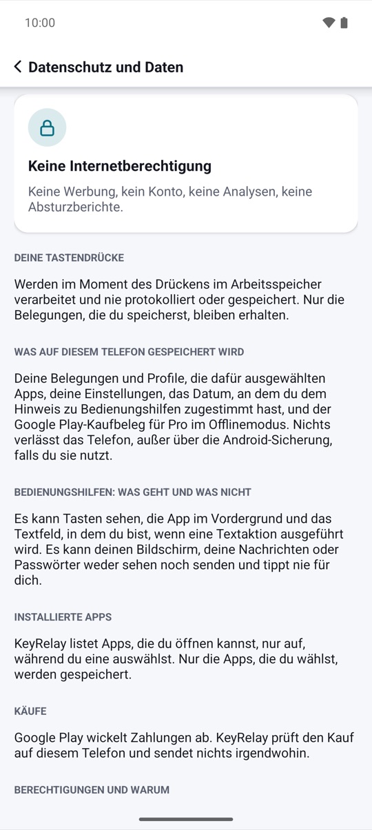 bleiben auf dem Gerät.