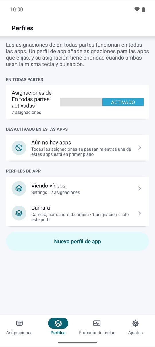 en otras apps.