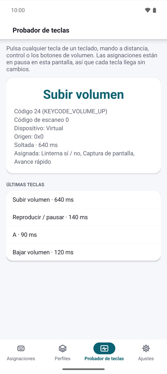 que envía Android.