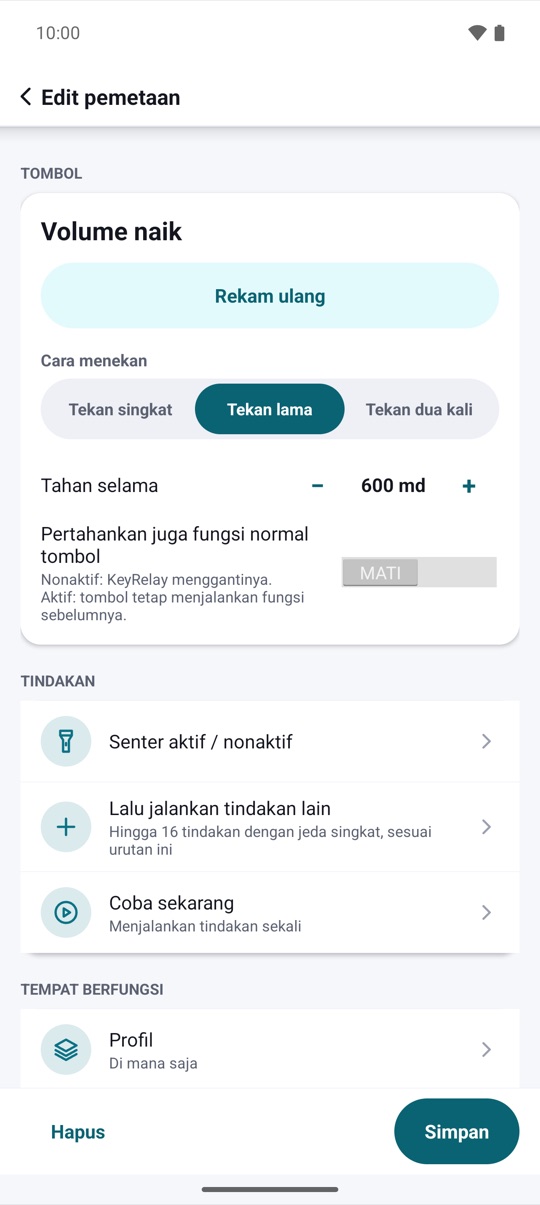 kombinasi dan urutan.