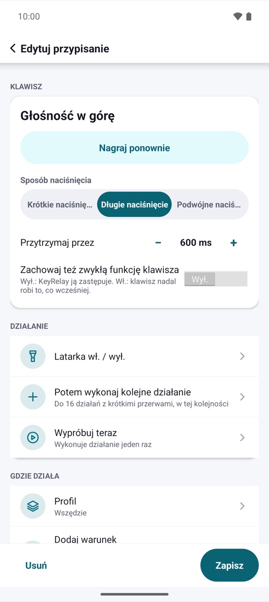 kombinacje i sekwencje.