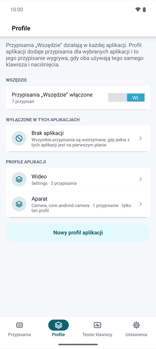 w różnych aplikacjach.